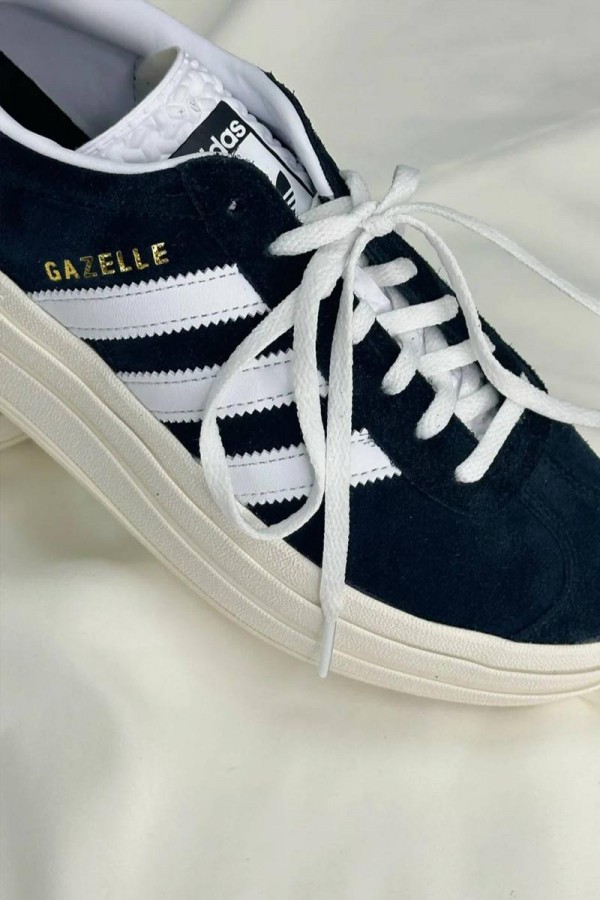 [史上最低快速出貨] Adidas Originals Gazelle Bold 厚底黑白