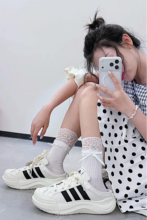 Adidas Maxxcourt 大頭 厚底 穆勒鞋(2色)