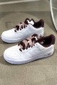 Nike Air Force 1 絲絨 白酒紅