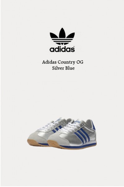 Adidas Country OG 銀藍