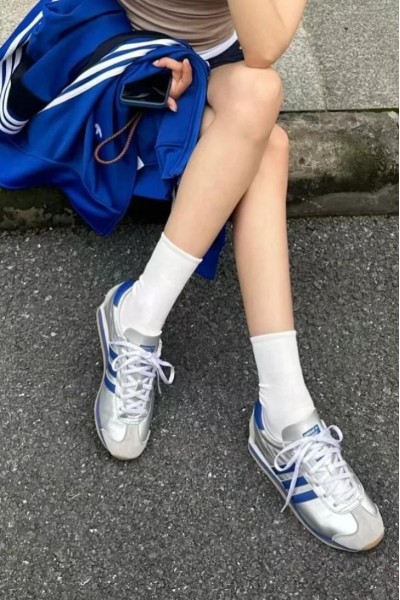 Adidas Country OG 銀藍