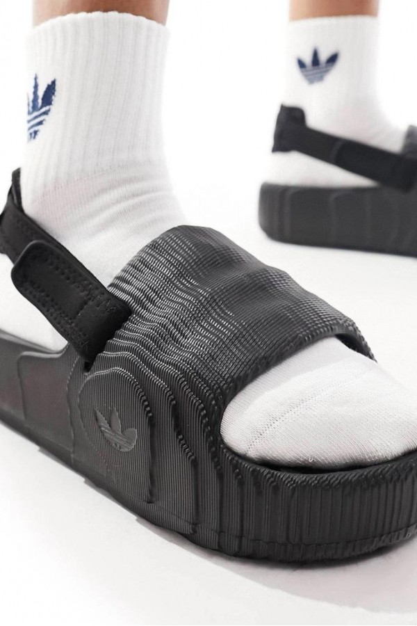 Adidas Adilette 22 XLG W 厚底 水波紋涼鞋(3色)