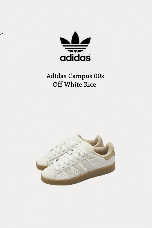 Adidas Campus 00s 米灰白 麵包鞋