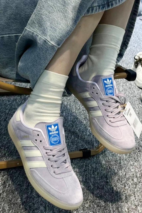 Adidas Samba Originals 麂皮香芋紫