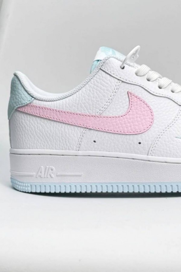 Nike Air Force 1白粉綠勾