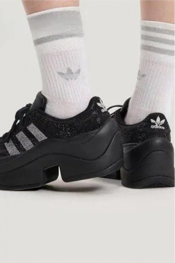 Adidas Superstar Bold 厚底 滿鑽黑