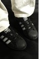 Adidas superstar II 水鑽 黑銀