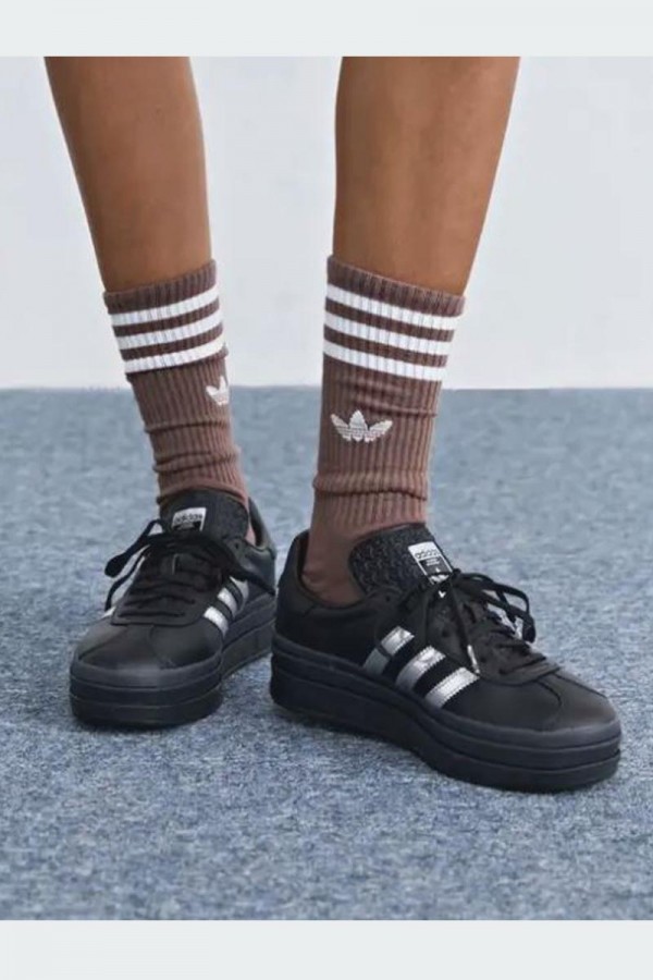 Adidas  x Pablo Vittar Pride Gazelle黑銀厚底