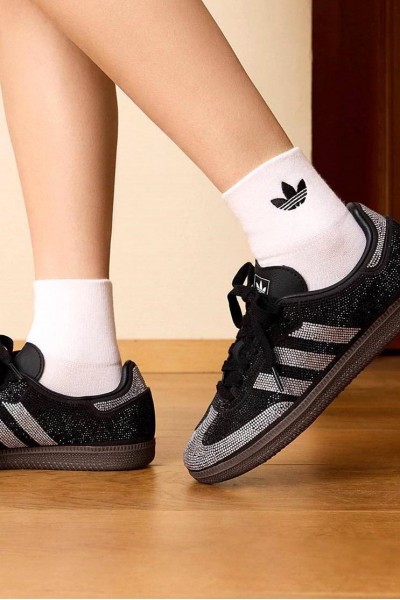 Adidas Samba OG 水鑽 黑