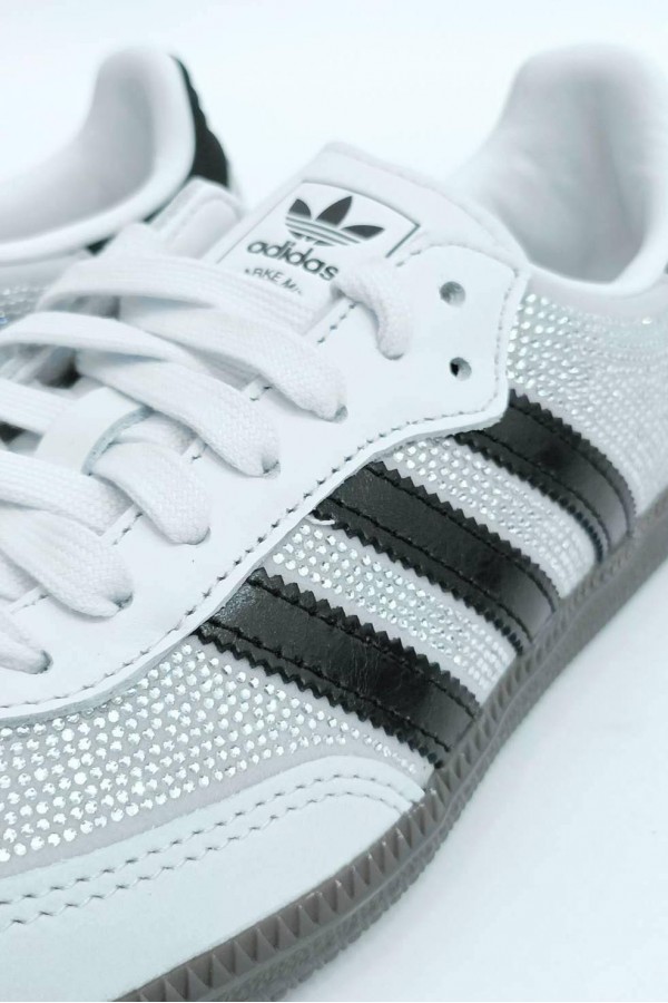 Adidas Samba OG 水鑽 銀白