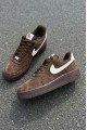 Nike Air Force 1 麂皮 可可棕
