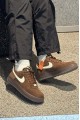 Nike Air Force 1 麂皮 可可棕