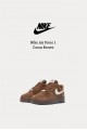 Nike Air Force 1 麂皮 可可棕