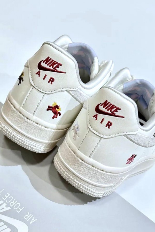 [2026馬年限定] Nike Air Force 1 刺繡 飛馬 奶油白