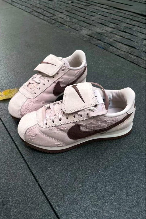 Nike Cortez Textile 翻蓋 蕾絲 玫瑰粉 阿甘