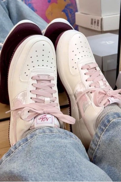 [2026情人節限定] Nike Air Force 1 櫻花粉白藍