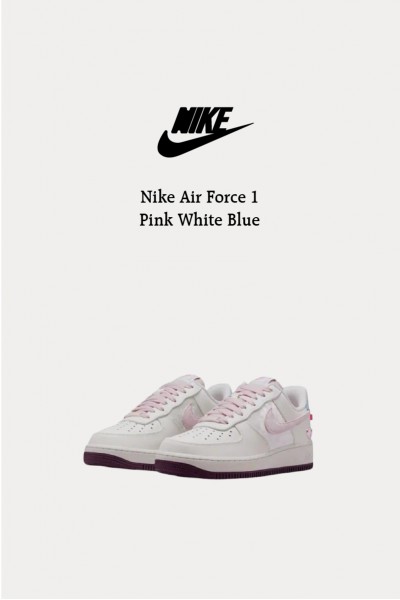 [2026情人節限定] Nike Air Force 1 櫻花粉白藍