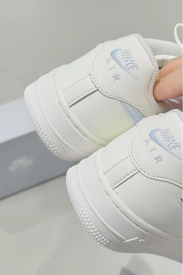 Nike Air Force 1 (GS) 漸層 果凍勾 白藍