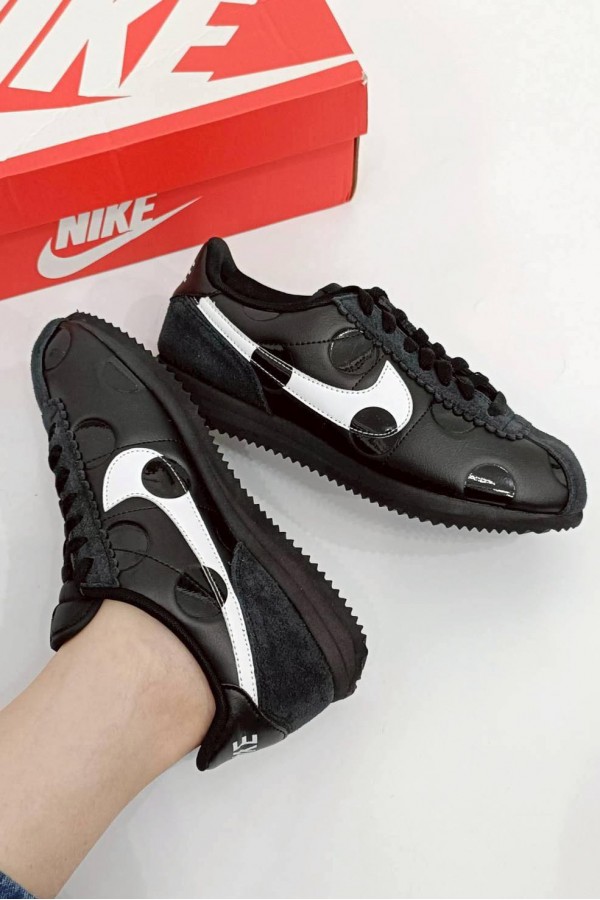 Nike Cortez 波點 黑白 阿甘