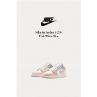 Nike Air Jordan 1 (GS) 馬卡龍 粉白藍