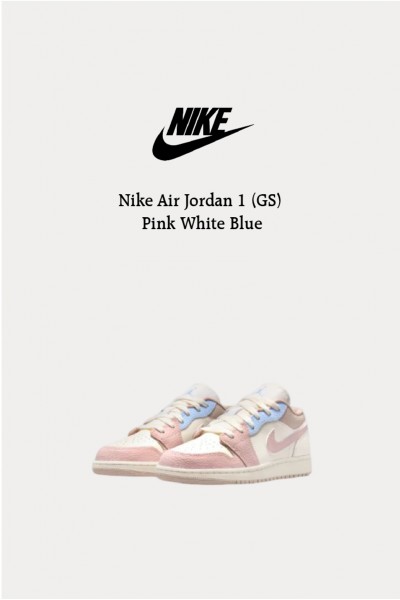 Nike Air Jordan 1 (GS) 馬卡龍 粉白藍