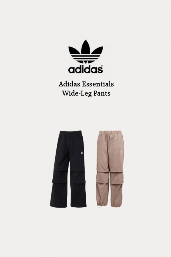 Adidas Essentials 工裝 闊腿褲(2色)