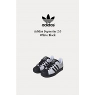 [限時折扣快速出貨] Adidas Superstar 2.0 白黑黑標