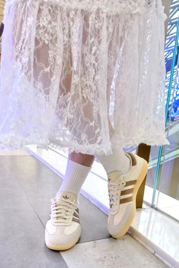 Adidas Samba OG 編織 堅果奶昔