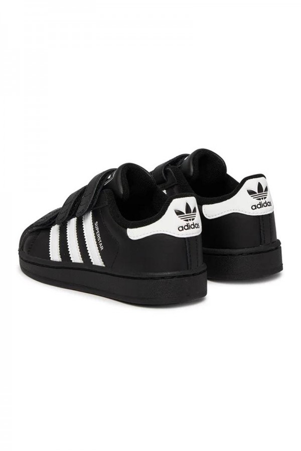 Adidas superstar II 魔鬼氈 黑白 (童鞋)