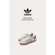  Adidas Sambae 厚底 奶油豹紋