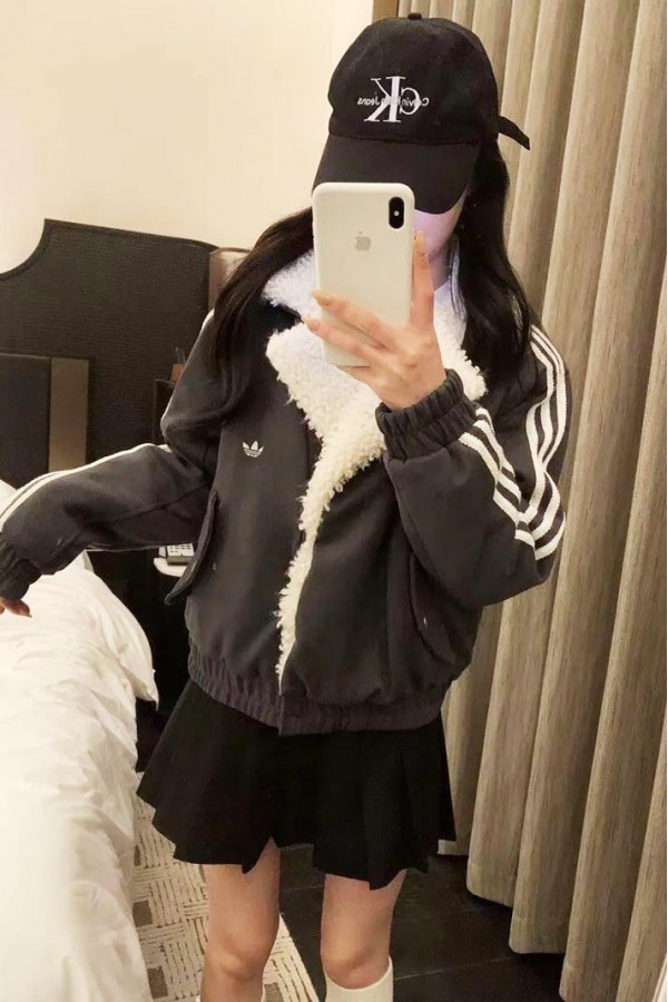 Adidas Originals v翻領 鋪棉外套(2色)