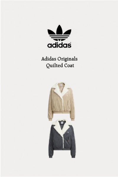 Adidas Originals v翻領 鋪棉外套(2色)