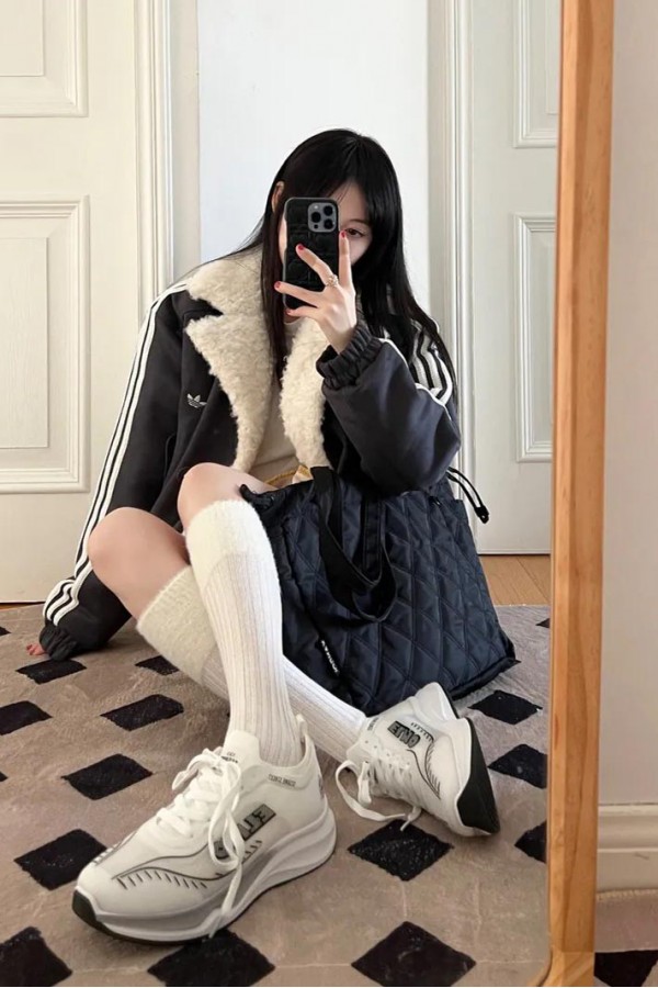 Adidas Originals v翻領 鋪棉外套(2色)