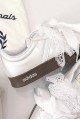 [訂製鞋] Adidas Neo VL Court 蝴蝶結 蕾絲白銀