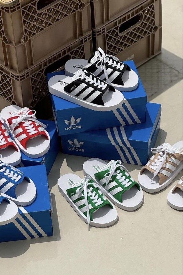 Adidas Originals Gazelle Beach 系帶海灘拖 (7色)