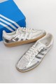 ［超商快速出貨］Adidas Samba OG 裂紋 鏡面銀白