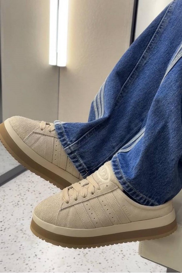 Adidas Campus 00S 毛絨 穆勒半拖(2色)