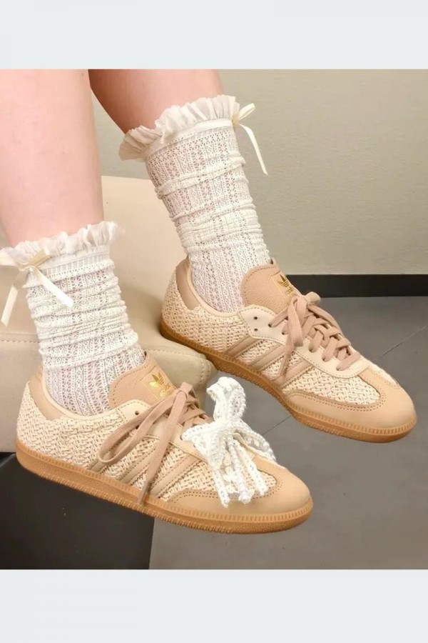 Adidas Samba OG 編織 奶茶