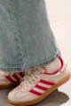 [2026馬年限定]  Adidas Gazelle Indoor 外縫線 奶油紅