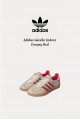 [2026馬年限定]  Adidas Gazelle Indoor 外縫線 奶油紅