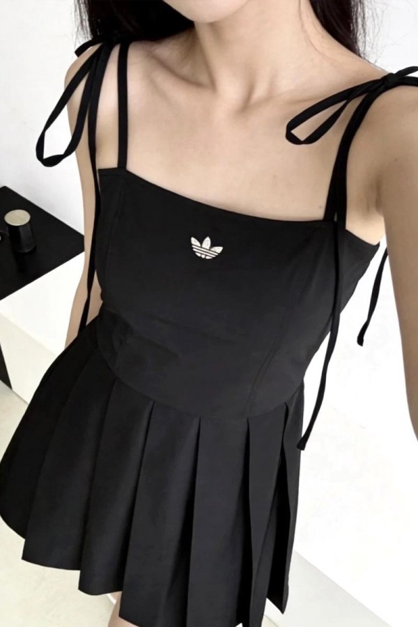 Adidas Originals 綁帶 蝴蝶結 連身裙