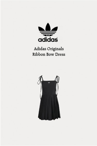 Adidas Originals 綁帶 蝴蝶結 連身裙