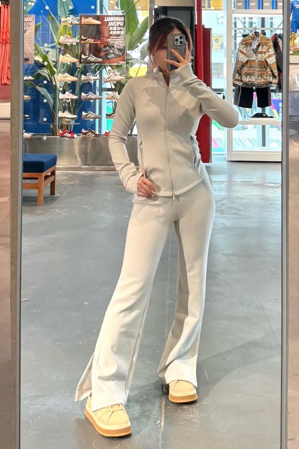 Adidas Soft Lux 中腰 顯瘦 喇叭褲(2色)