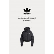 Adidas Originals Cropped 三線 羽絨外套 黑