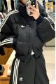 Adidas Originals Cropped 三線 羽絨外套 黑