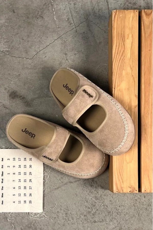 Jeep 吉普 懶人拖鞋(2色)