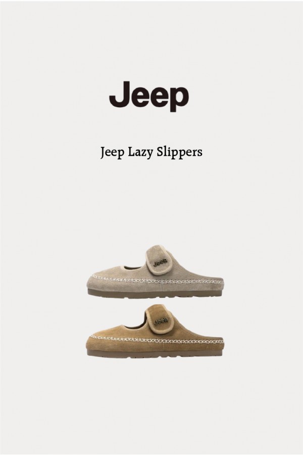 Jeep 吉普 懶人拖鞋(2色)