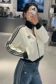 Adidas Originals 三線外套 奶油黑
