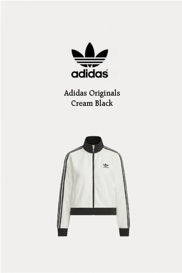 Adidas Originals 三線外套 奶油黑