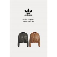 Adidas Originals 三線 皮外套(2色)